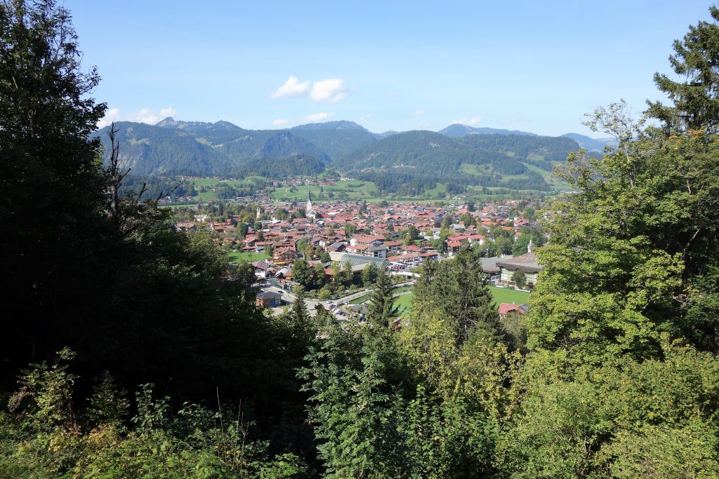 Blick auf Oberstdorf